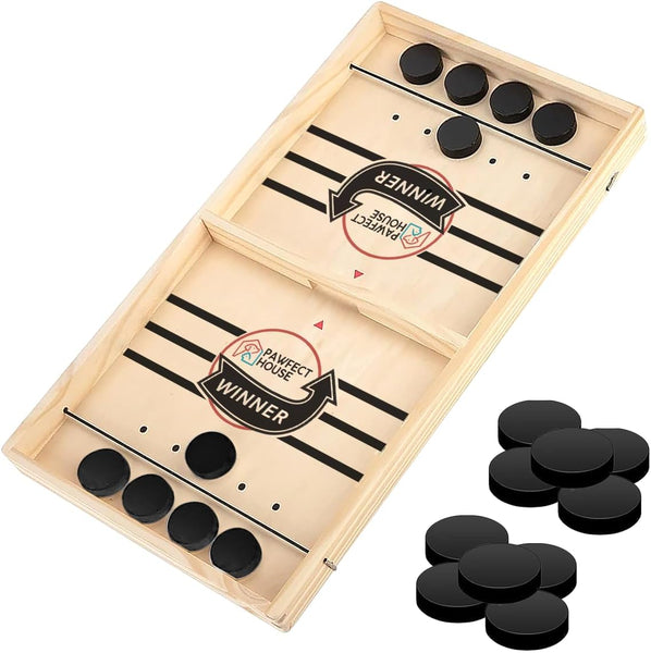 Best Interactive Game Ever - Fast Sling Puck Game - Gift For Family, Friends, Children