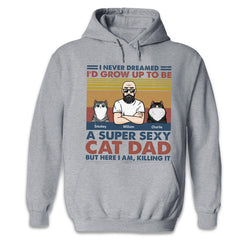 The Ultimate Cat Dad - Personalized Unisex T-Shirt