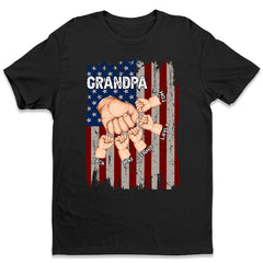 Grandpa Is Like Dad Without Rules - Family Personalized Custom Unisex T-shirt, Hoodie, Sweatshirt - Father's Day, Birthday Gift For Grandpa